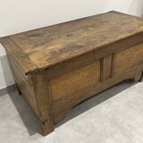 Natural oak wood chest, bedside chest
