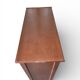 Weekly planner with 12 drawers, wood & leather fronts, notary's furniture.
