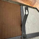 Ceramic bathroom mirror, France, 1940s-50s