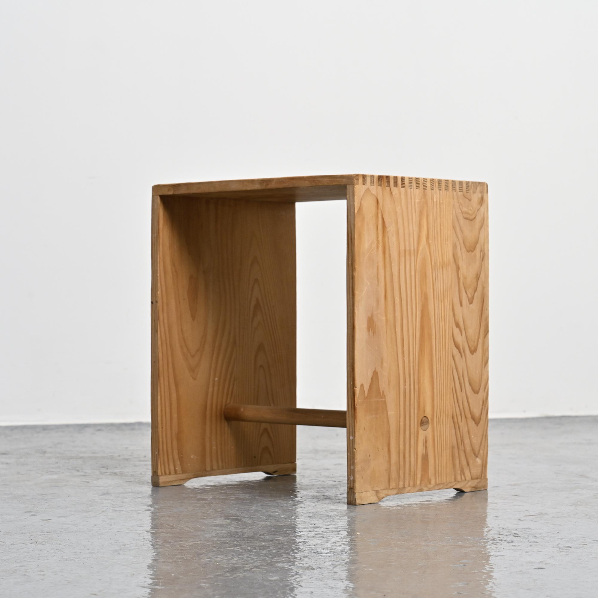 Limited edition signed Ulm stool by Max Bill, Wohnbedarf, 1992