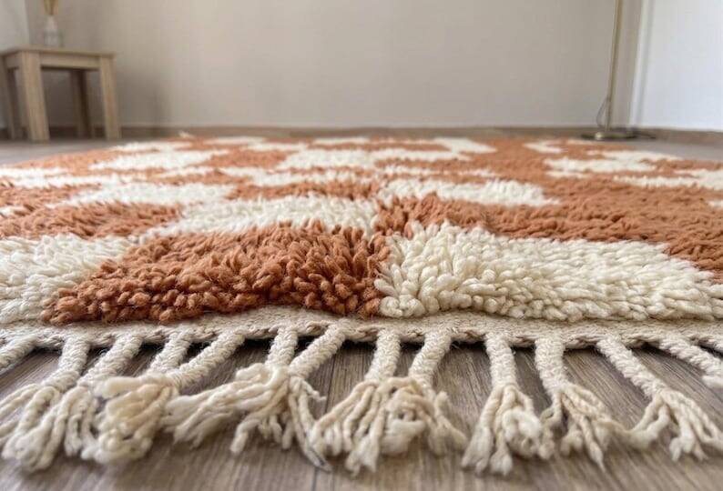 Tapis bérbere marocain décoré 200cmx300cm