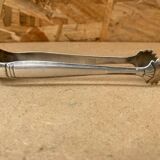 Antique ercuis vintage silver metal sugar or ice tongs