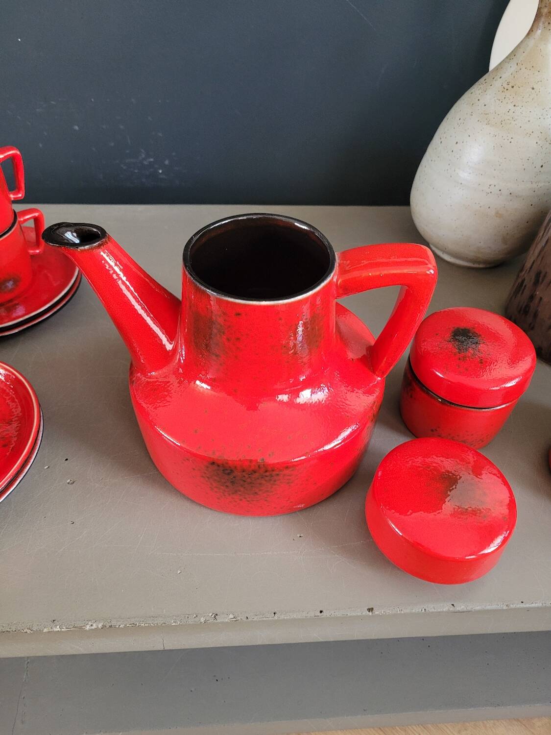 Complete vintage coffee set for 6 people
