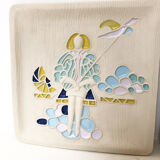 Pair of Italian Chiminazzo dishes, 1970