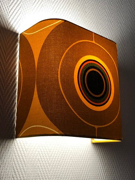 Wall lamp lampshade vintage fabric Focus
