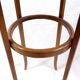 Pedestal table with vintage wooden drawer