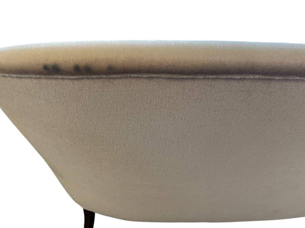 Canapé vintage beige deux places / fauteuil / banc