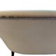 Canapé vintage beige deux places / fauteuil / banc