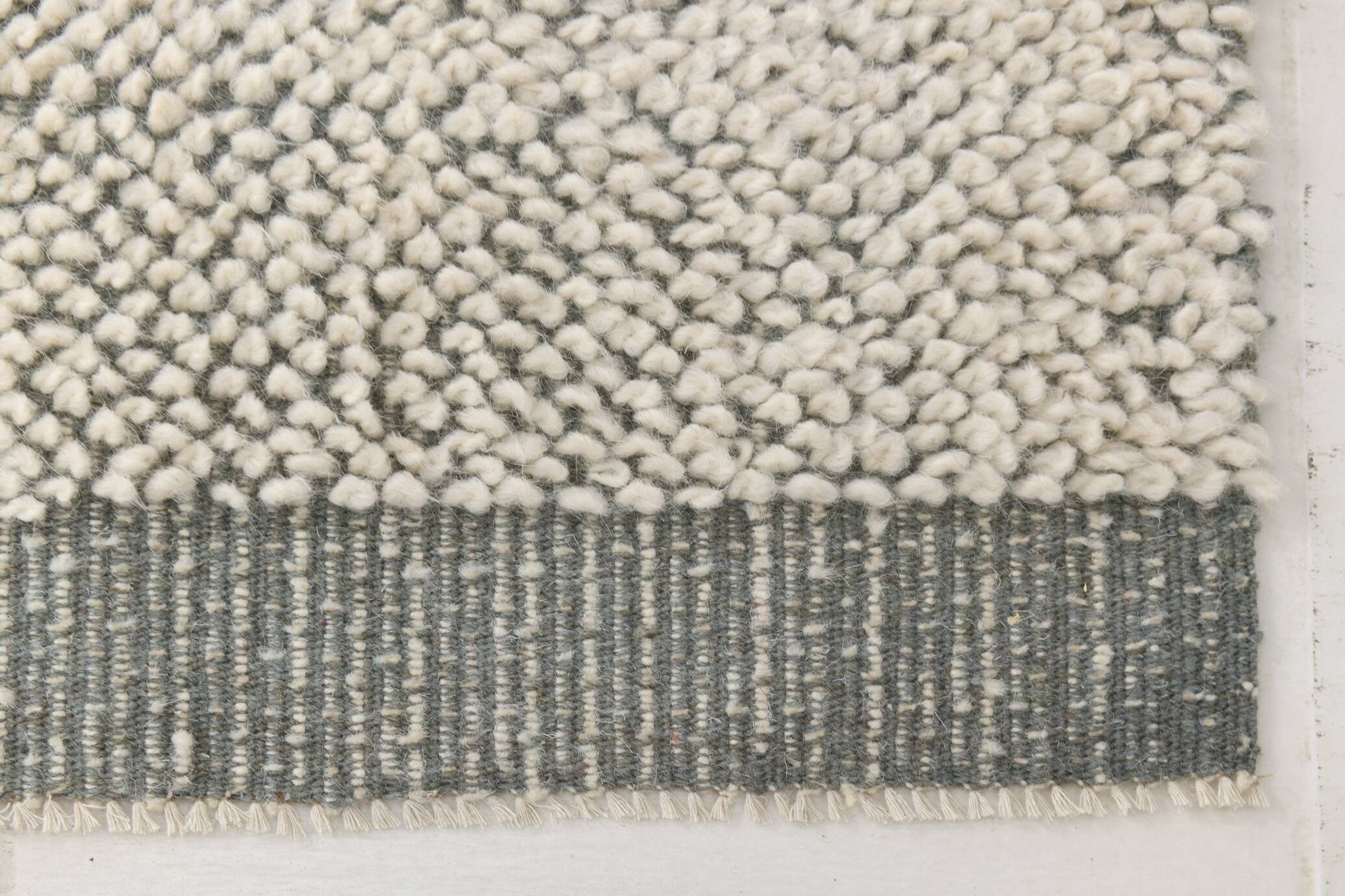 2x9 Moroccan Gray Beige Moroccan Runner Rug, 60x290Cm