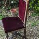 English chair in mahogany, X-shaped legs – 19th century