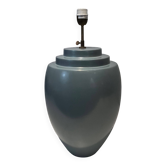 Blue ceramic lamp by Kosta
