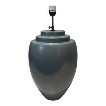 Lampe en céramique de couleur bleue par Kosta