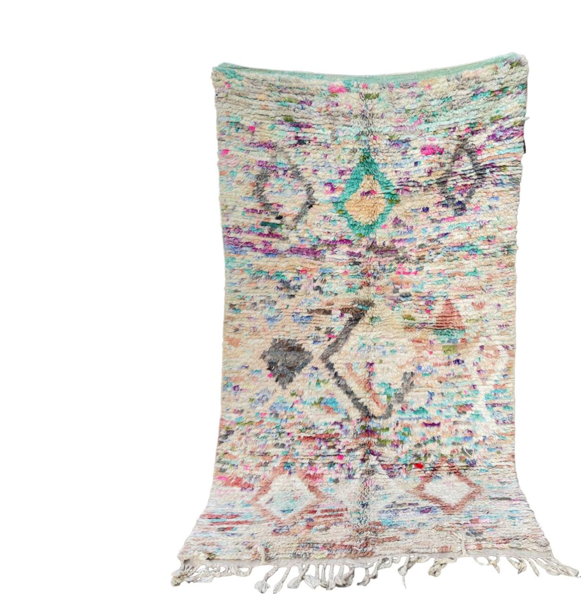 Tapis berbère vintage 243/145 cm