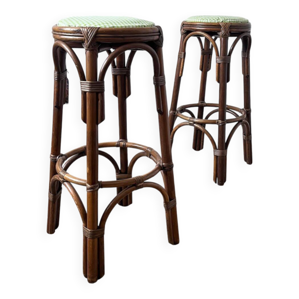 Paire de tabourets de bar