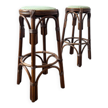 Paire de tabourets de bar