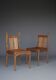 Rare Dutch Dutch side chairs by Alexander Kropholler, 1930s