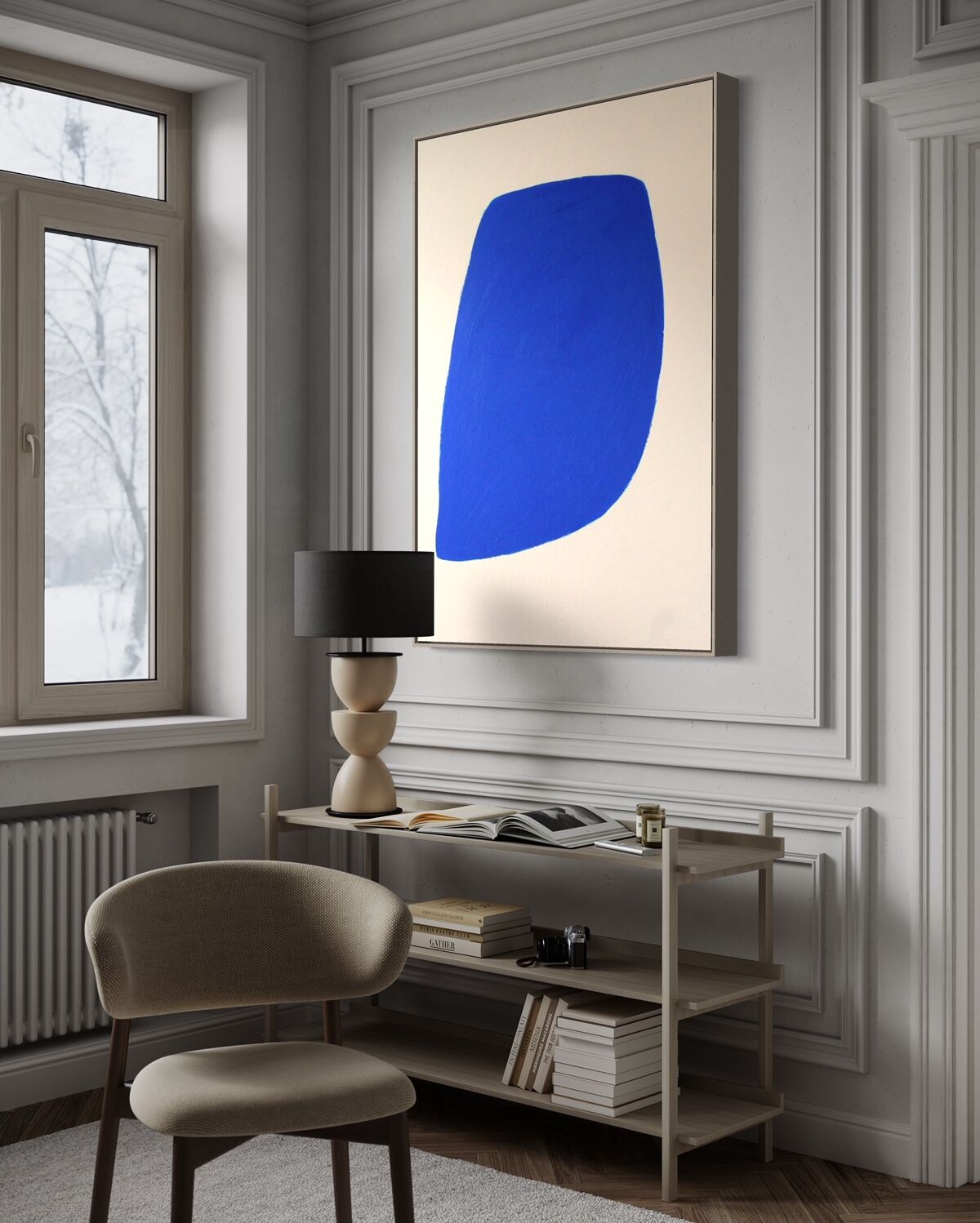 Contemporary abstract "not a circle"