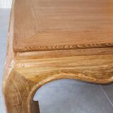 Opium square coffee table in whitewashed teak