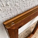 Gold colored wooden frame