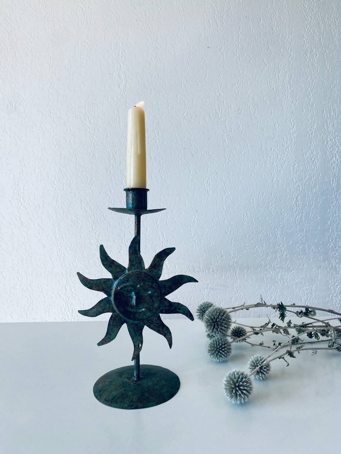 Sun candle holder