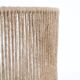 Handmade Søholm / Einar Johansen ceramic table lamp with jute lampshade / Mid-century Danish modern design / 1960s / 1970s