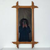 Bamboo and rattan mirror 80'