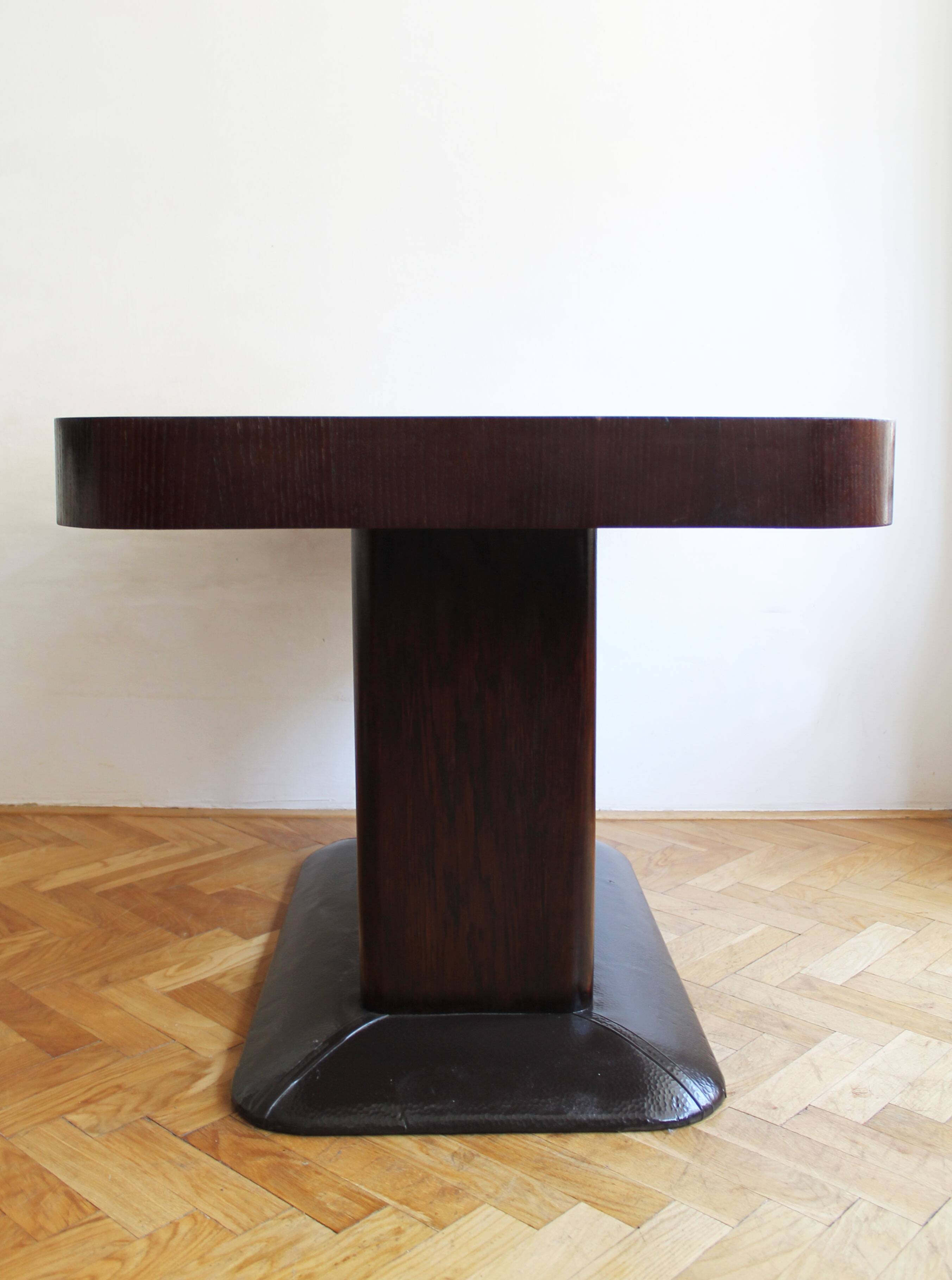 UP Brno Extendable Dining Table by Jindrich Halabala, 1930s