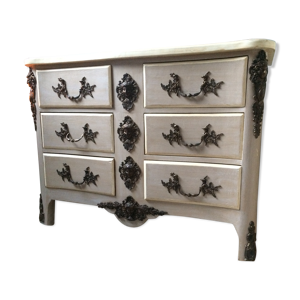 Commode galbée 6 tiroirs