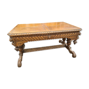Table bureau en chêne