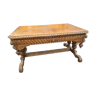 Table bureau en chêne style renaissance