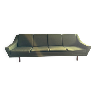 Danish style green sofa
