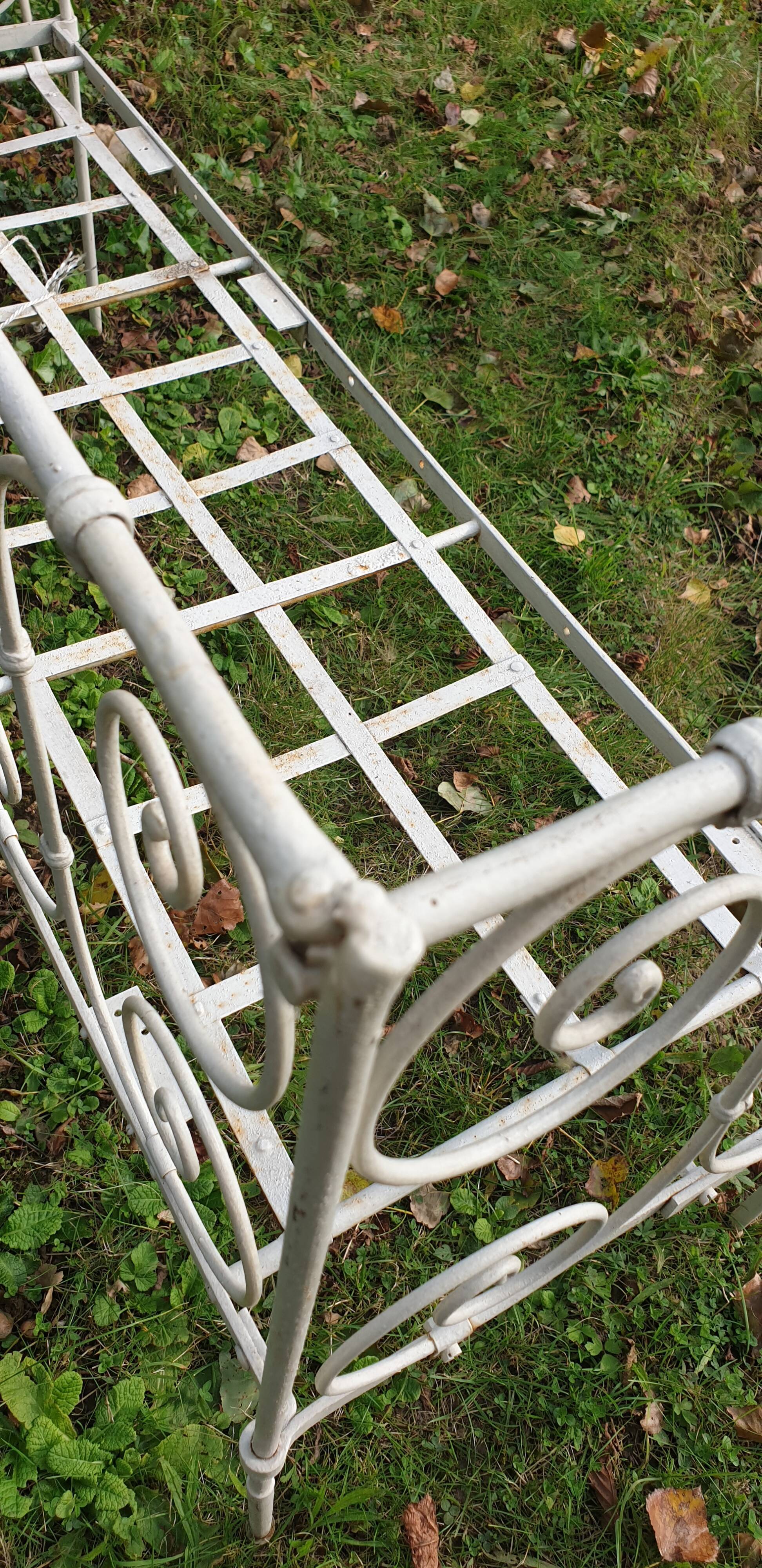 Garden bench cast iron half XXth