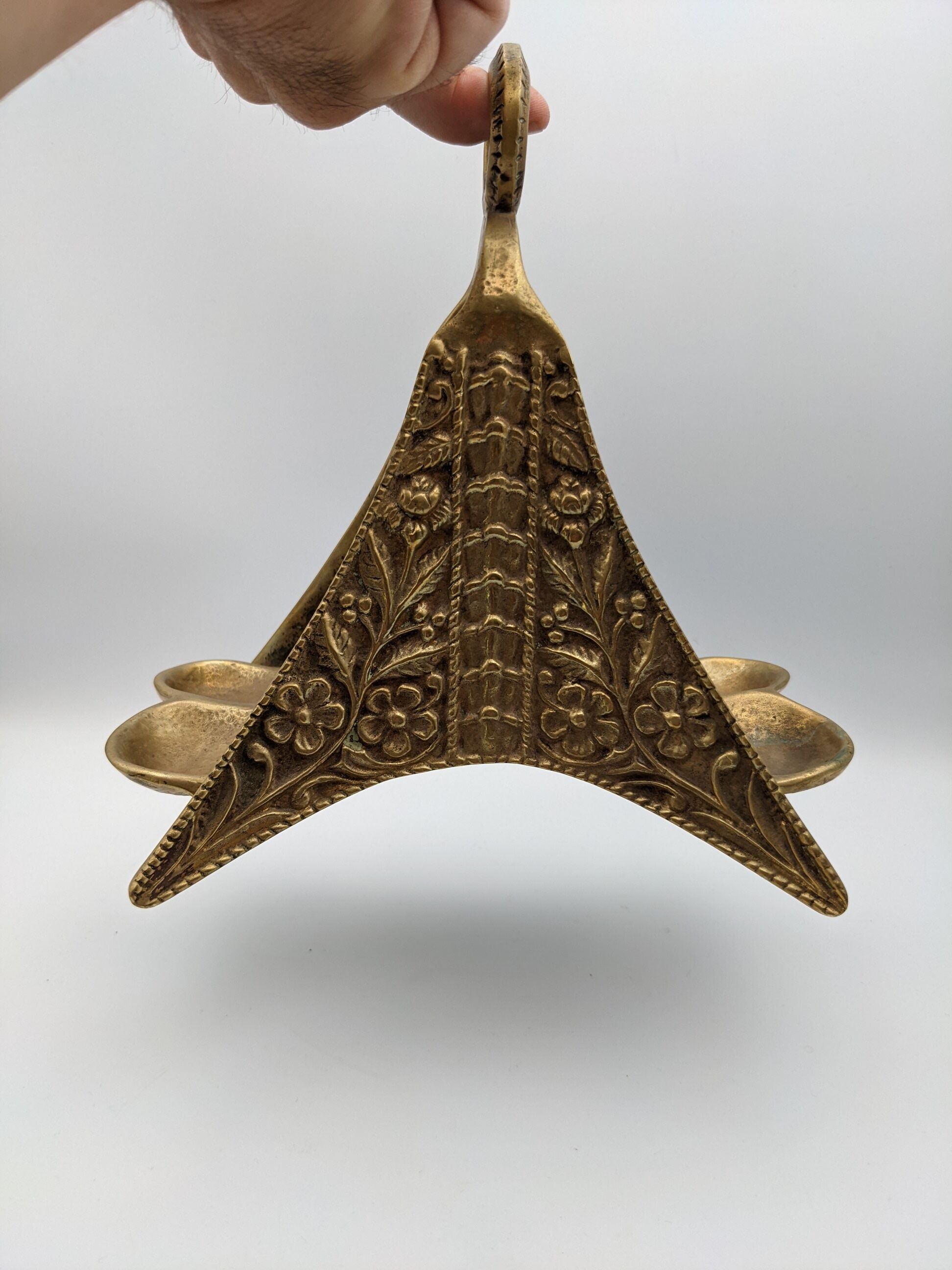 Max Le Verrier bronze pipe holder holder