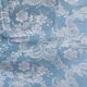 grande nappe de campagne damassée bleu et blanc 4m50 x 1m60