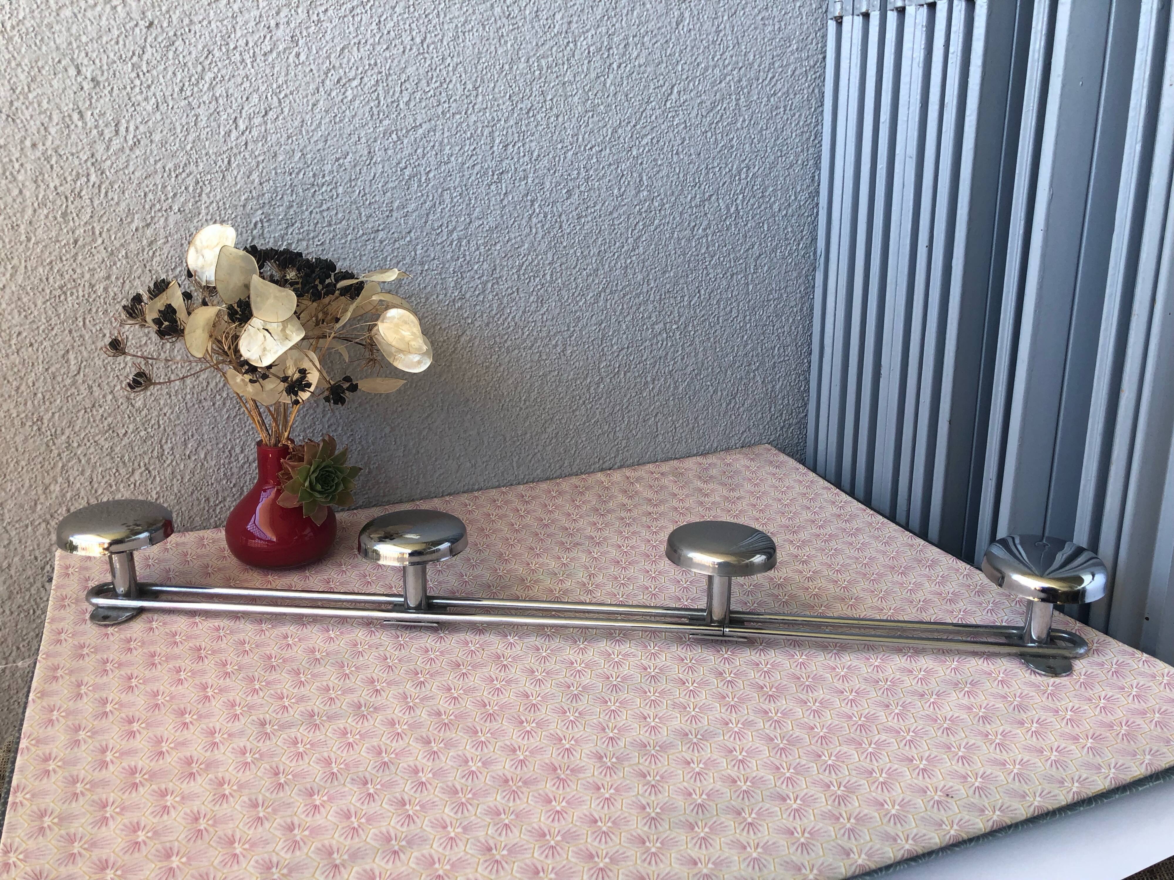 Patère vintage 70' chromé
