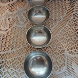 4 stainless steel ice cream/sorbet cups