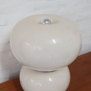 Murano pulegoso glass double shade table lamp Mazzega 1970s
