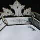 Venetian glass mirror octagonal 55x100cm