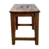 Wooden workshop stool