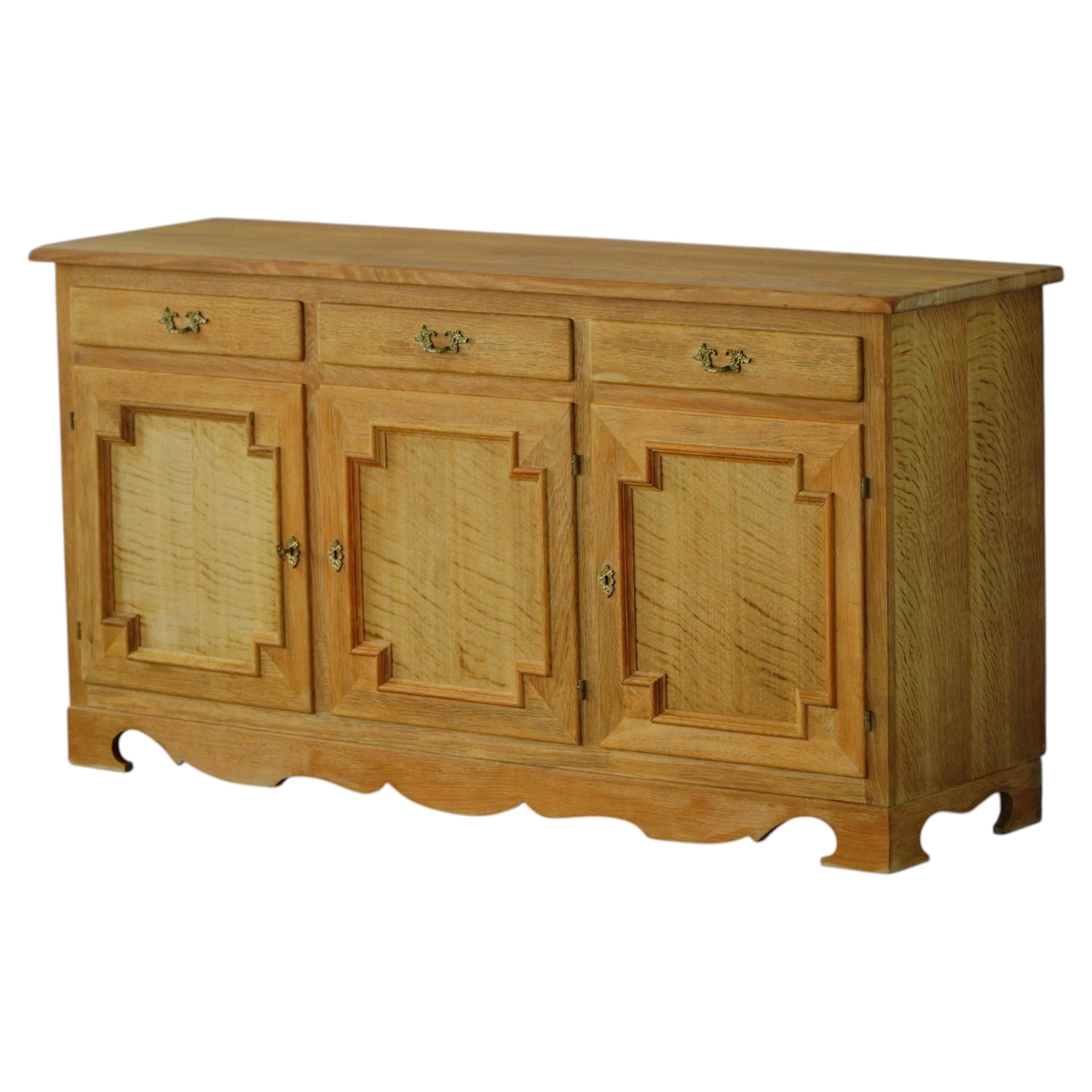 Danish oak sideboard, "Mid-Century Modern" style, 1970s.
