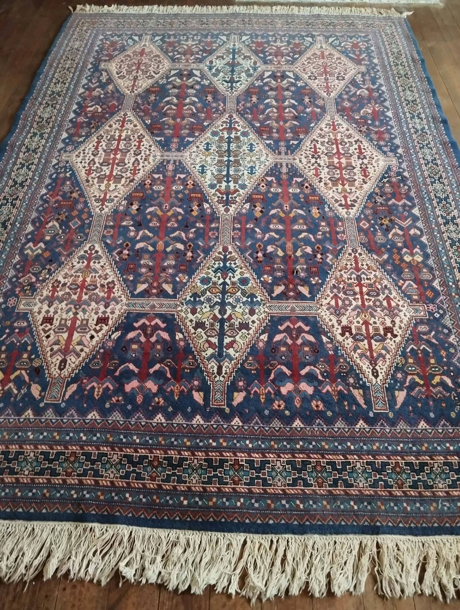 Tapis Persan Abadeh fait main