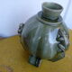 Large vase barbotine art deco sign latour