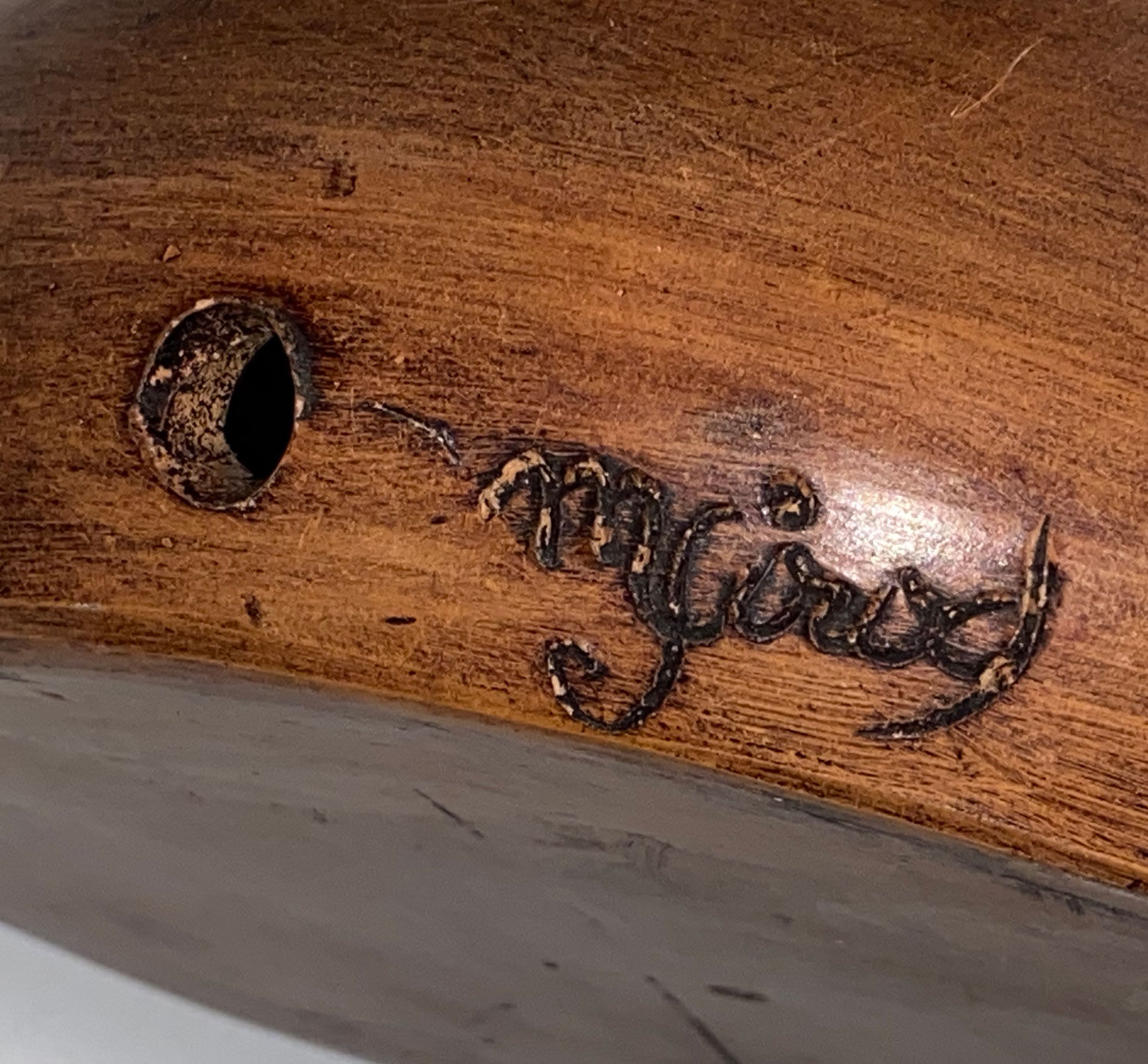 Terracotta vases with plant print