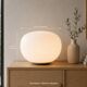 Jonisk floor lamp, designed by carl öjerstam, pebble shape in polycarbonate 38 cm