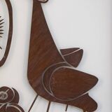 Decorative metal panel titled "Natumo". Contemporary work.