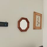 Vintage octagonal mirror 30*30cm