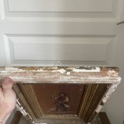 Antique Oil Wood Panel Framed Musketeer Signed 19th Century
