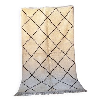 Tapis Marocain blanc - 151 x 253 cm