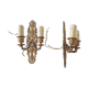 Pair of gold bronze sconces Charles X style