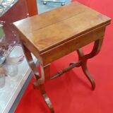 XiXth game table in walnut bramble